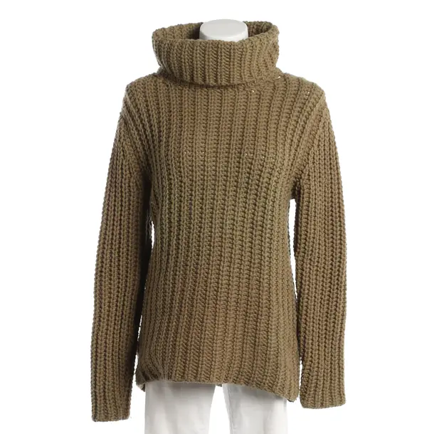 Pullover, in Olivgrün, Wolle, Miu Miu