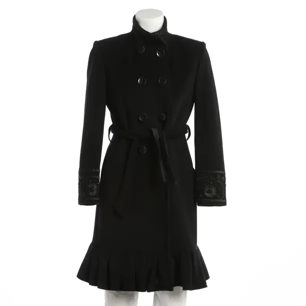 Wintermantel, in Schwarz, Wolle, Blumarine