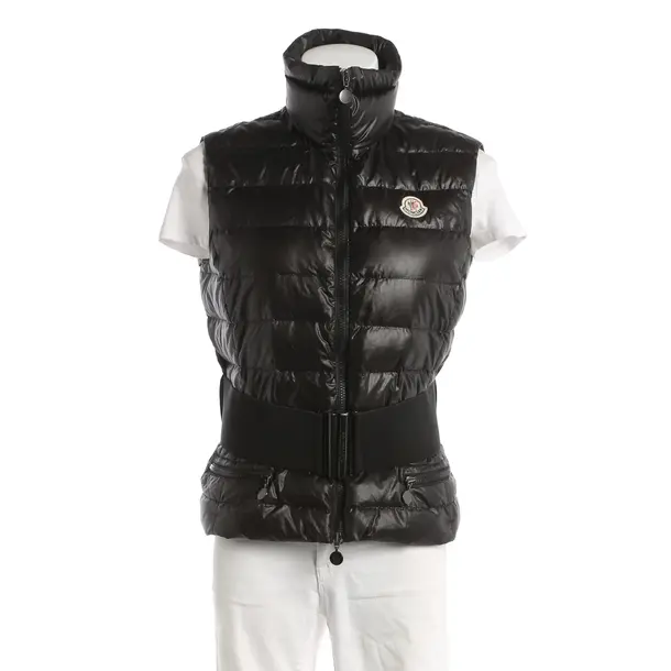 Down Puffer Vest, in Black, Polyester, Moncler