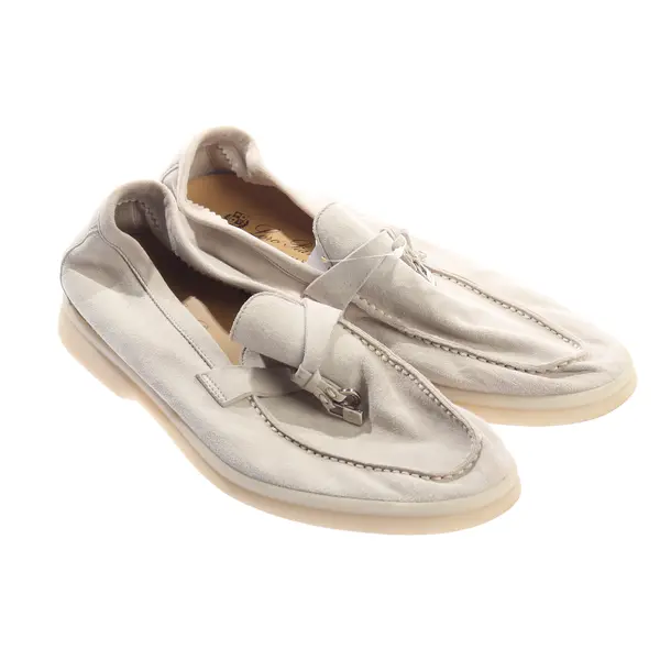 Loafers, in Hellgrau, Loro Piana