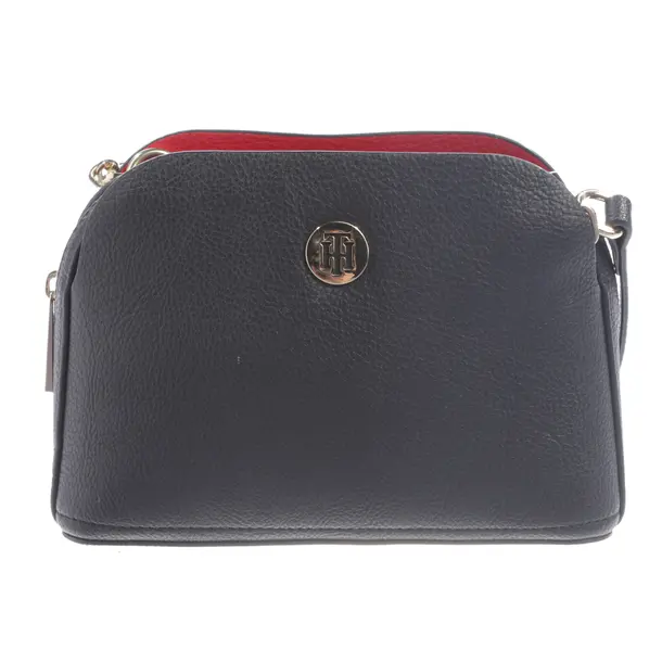 Shoulder Bag, in Navy, Leather, Tommy Hilfiger