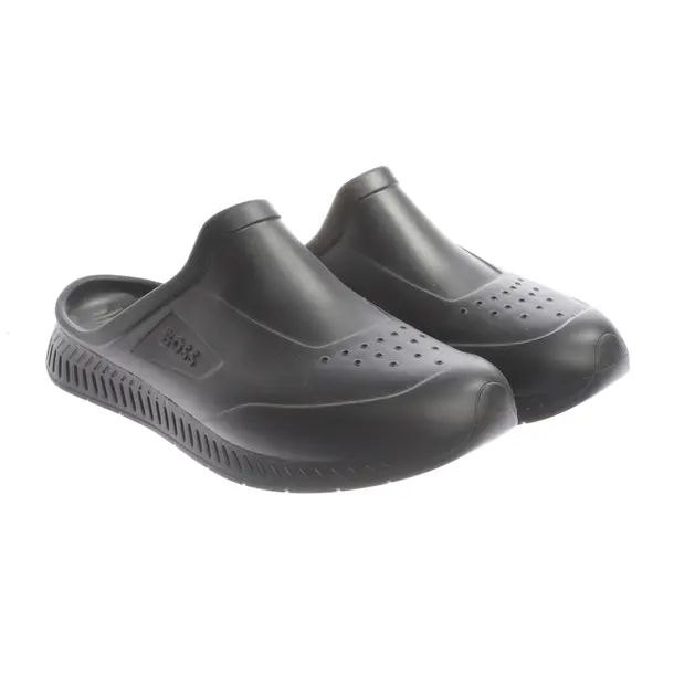 Mules, in Schwarz, Hugo Boss Black Label