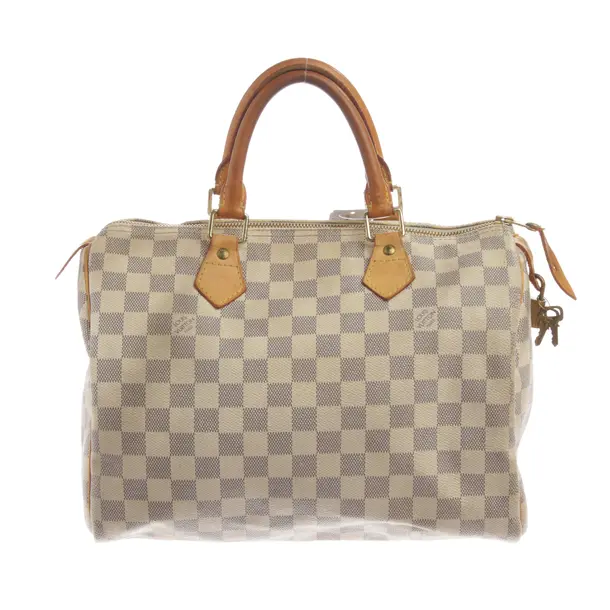 Handtasche, in Beige, Canvas, Louis Vuitton