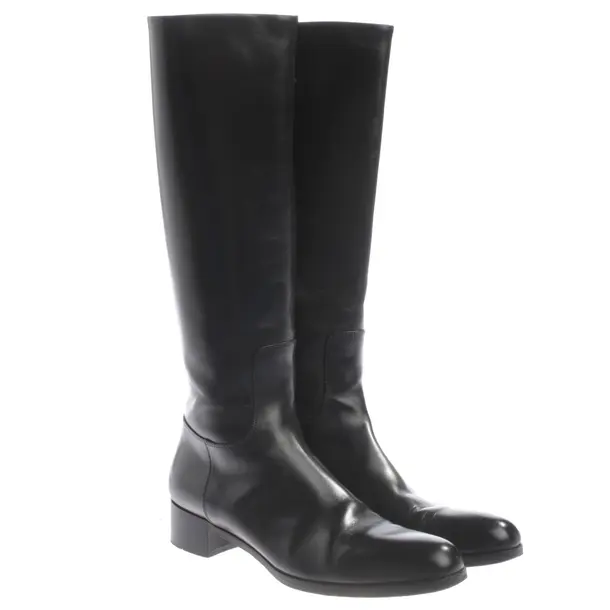 Stiefel, in Schwarz, Jil Sander