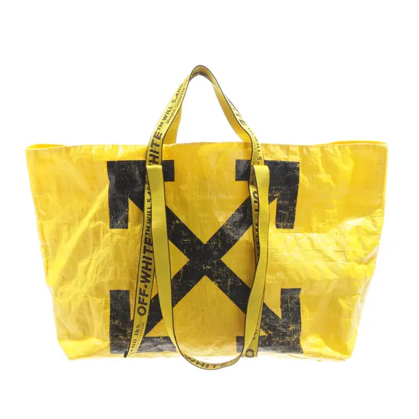 Shopper Bag, in Yellow, Polyamide, Off-White