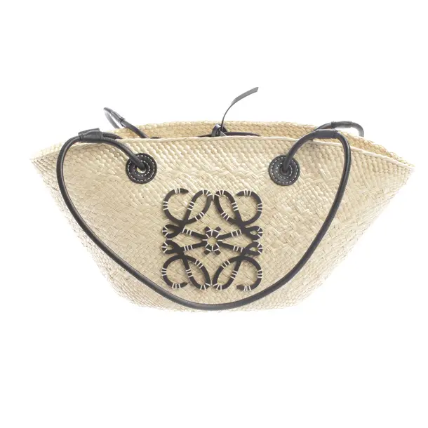 Shopper, in Hellbraun, Stroh, Loewe