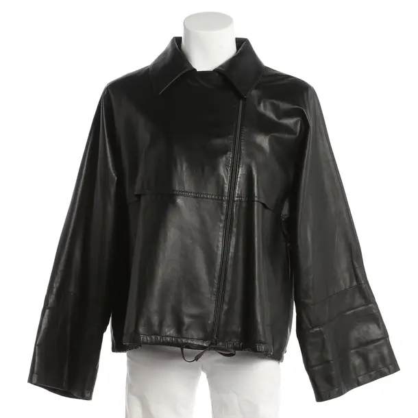 LeatherJacket, in Black, Leather, Prada