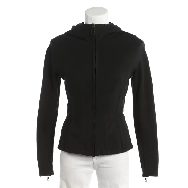 Sweatjacke, in Schwarz, Baumwolle, Prada Linea Rossa