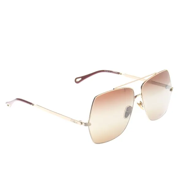 Occhiali da sole, in Oro, Plastica / metallo, Chloé