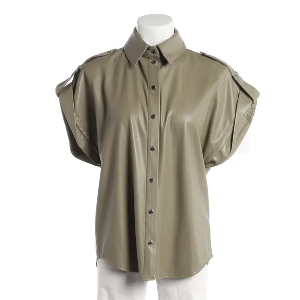 Bluse, in Grau, Polyurethan, Patrizia Pepe