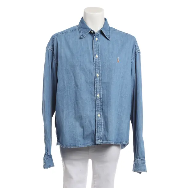 Denim Shirt, in Light Blue, Cotton, Polo Ralph Lauren