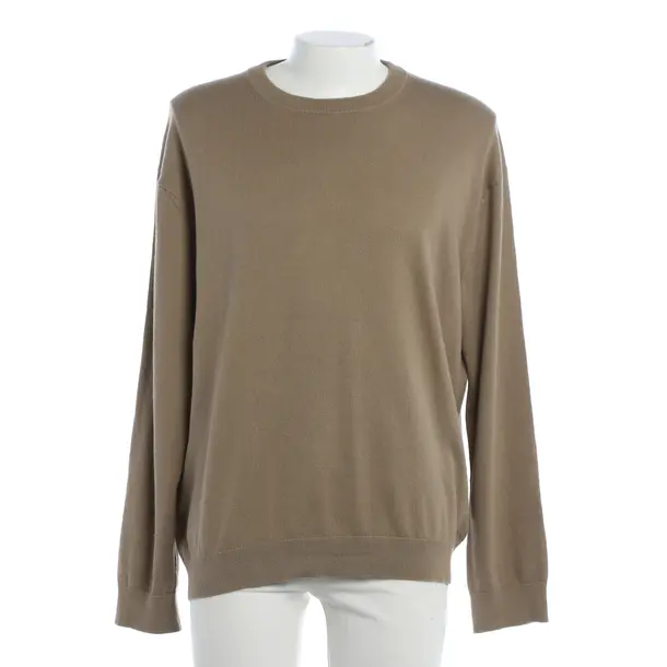 Jumper, in Light Brown, Cotton, Closed