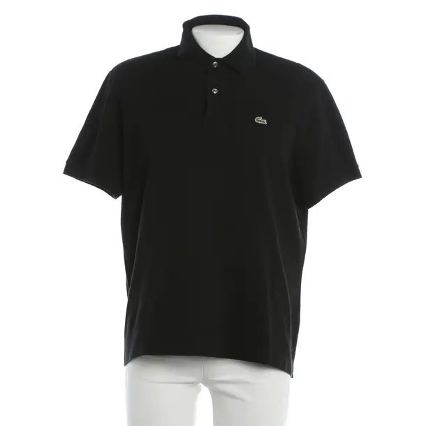 Poloshirt, in Schwarz, Baumwolle, Lacoste