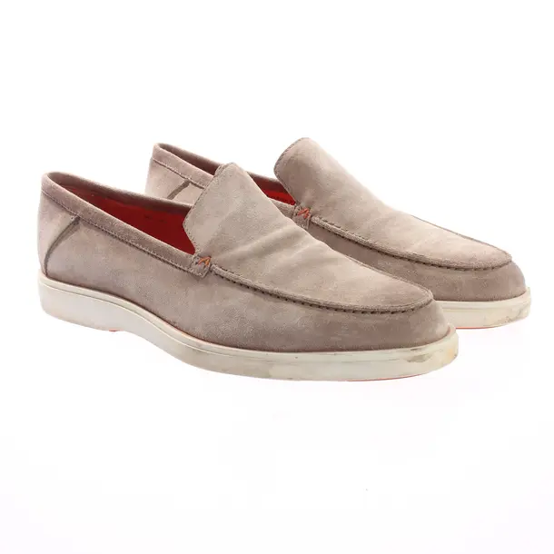 Loafers, in Hellbraun, Santoni