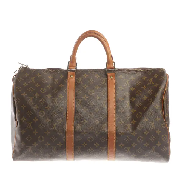 Weekender, in Braun, Canvas, Louis Vuitton