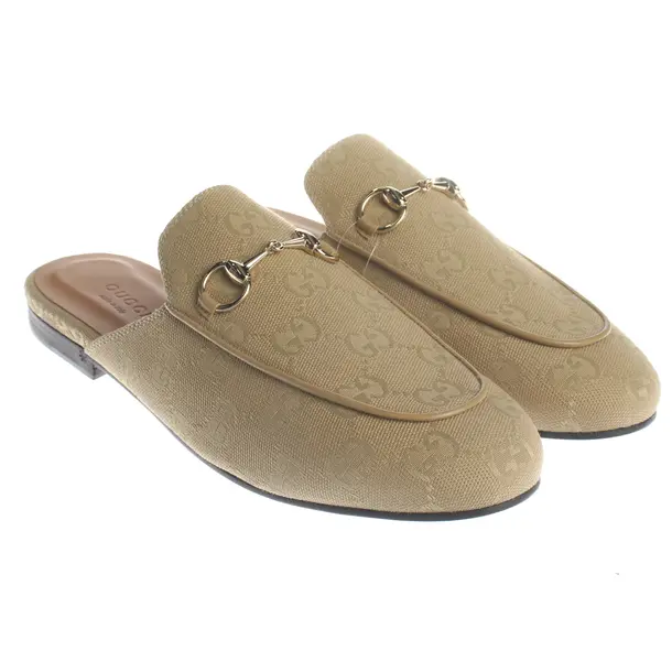 Mules, in Hellbraun, Gucci