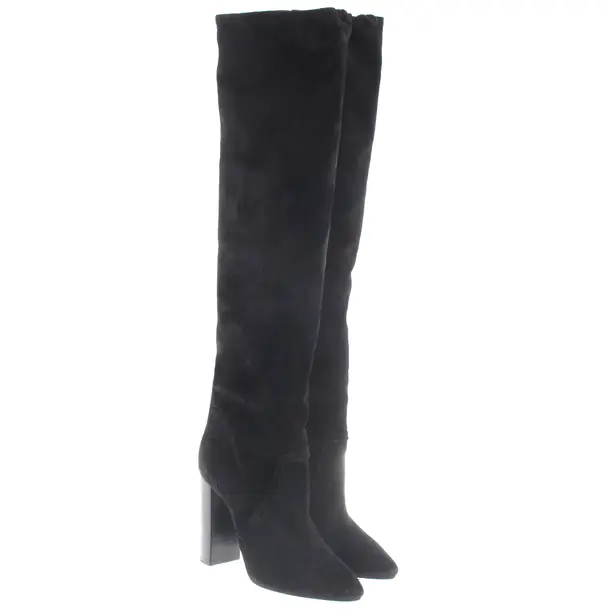 Over-The-Knee Boots, in Black, Saint Laurent