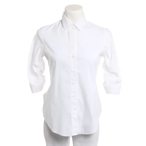Blouse, in White, Cotton, Steffen Schraut