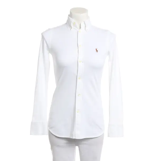 Blouse, in White, Cotton, Polo Ralph Lauren