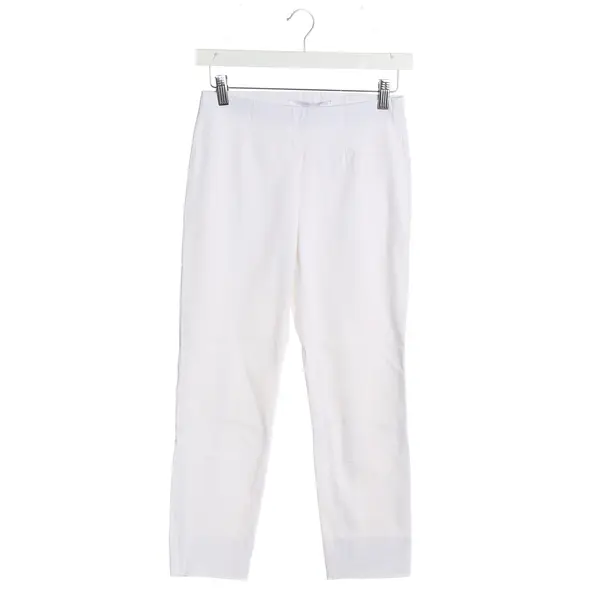 Pants, in White, Cotton, Raffaello Rossi