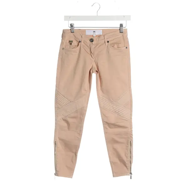 Pants, in Peach, Cotton, Elisabetta Franchi