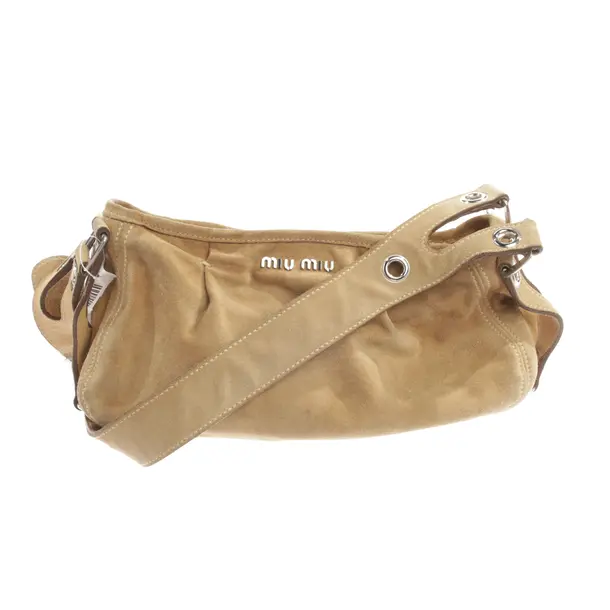 Borsa a cinture a tracolla, in Marrone, Pelle, Miu Miu