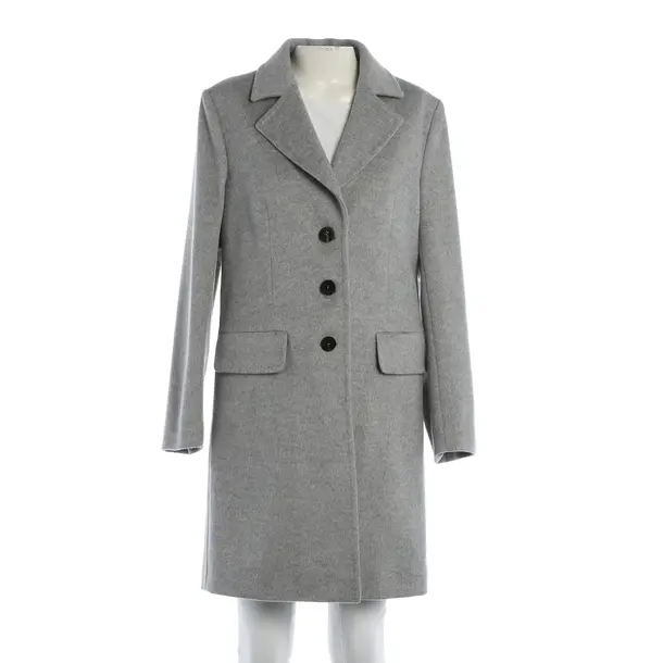 Übergangsmantel, in Grau, Wolle, Escada