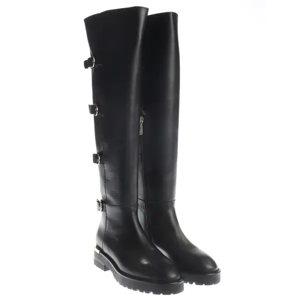 Overkneestiefel, in Schwarz, Aigner