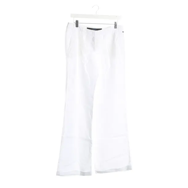 Hose, in Weiß, Leinen, Escada
