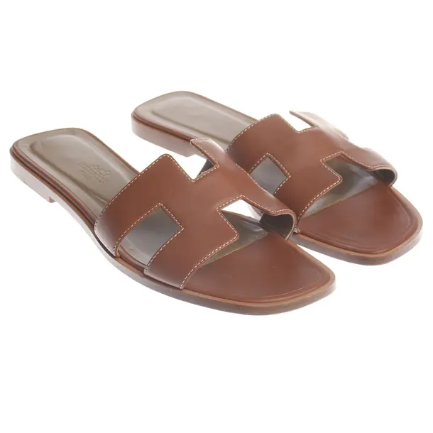 Slides, in Hellbraun, Hermès