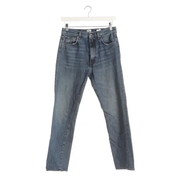Jeans slim fit, in Blu, Cotone, Totême