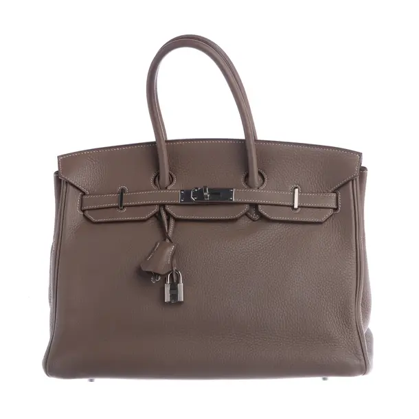 Handbag, in Brown, Leather, Hermès