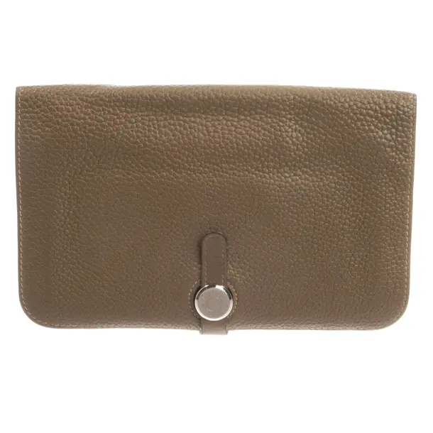 Geldbörse, in Hellbraun, Leder, Hermès