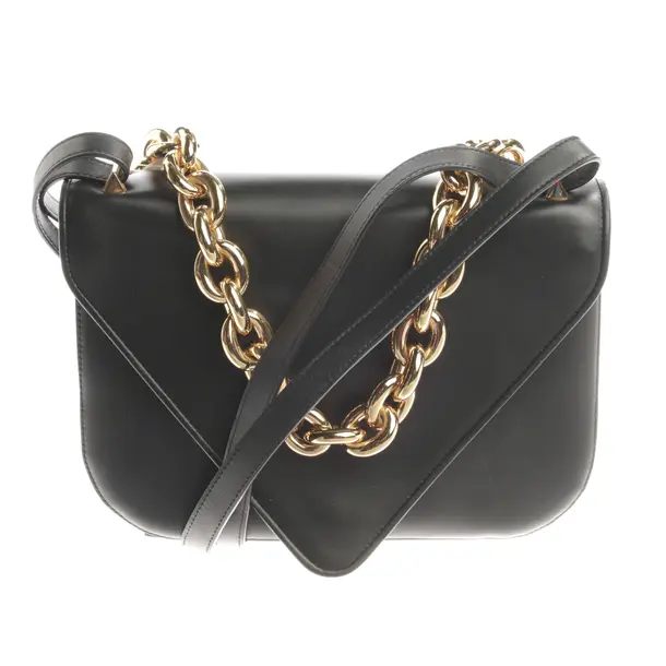 Shoulder Bag, in Black, Leather, Bottega Veneta