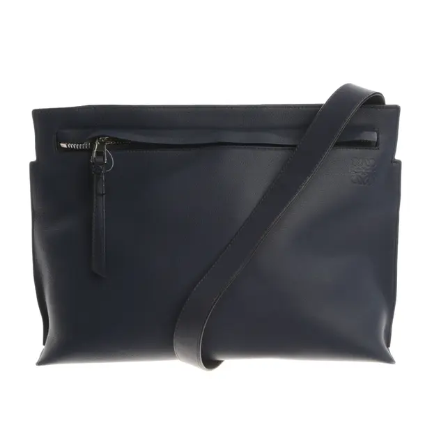 Shoulder Bag, in Navy, Leather, Loewe