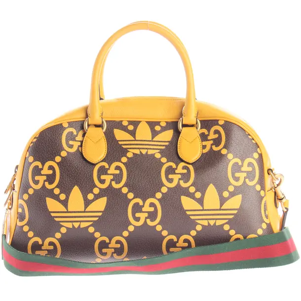 Handtasche, in Orange, Leder, Gucci