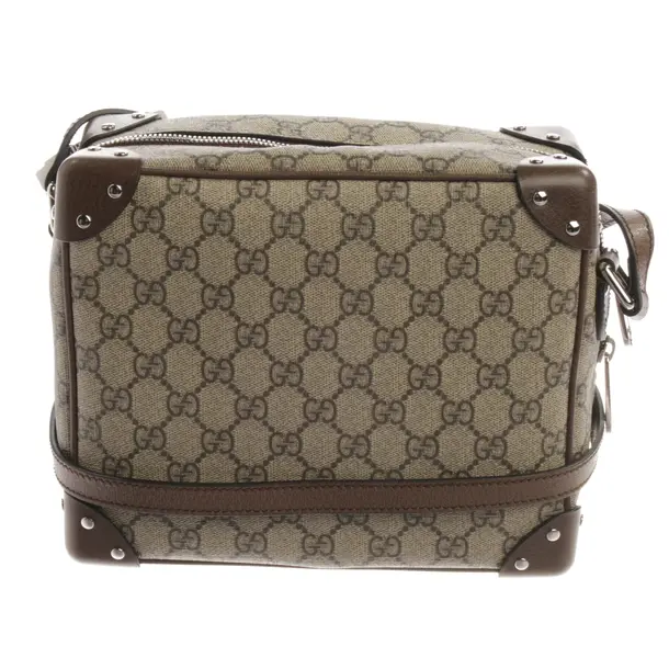 Schultertasche, in Hellbraun, Leder, Gucci