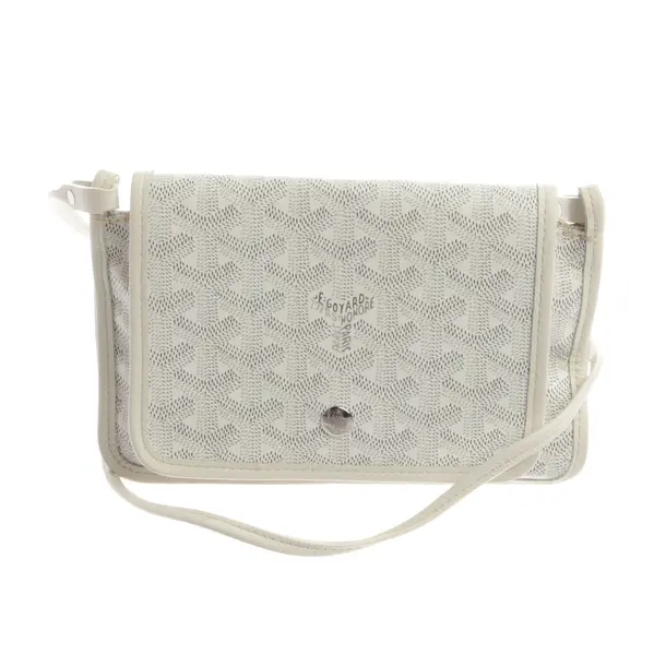 Shoulder Bag, in White, Leather, Goyard