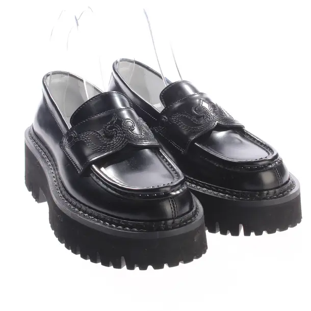 Loafers, in Black, Moschino