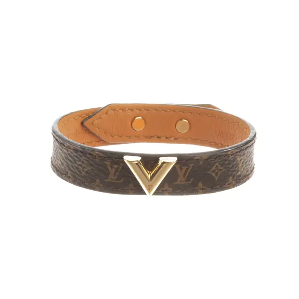 Armband, in Braun, Leder, Louis Vuitton