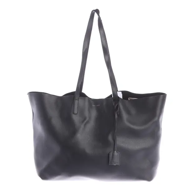 Shopper Bag, in Black, Leather, Saint Laurent
