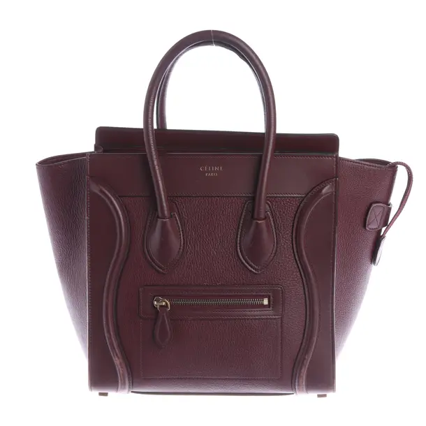 Handtasche, in Bordeaux, Leder, Céline