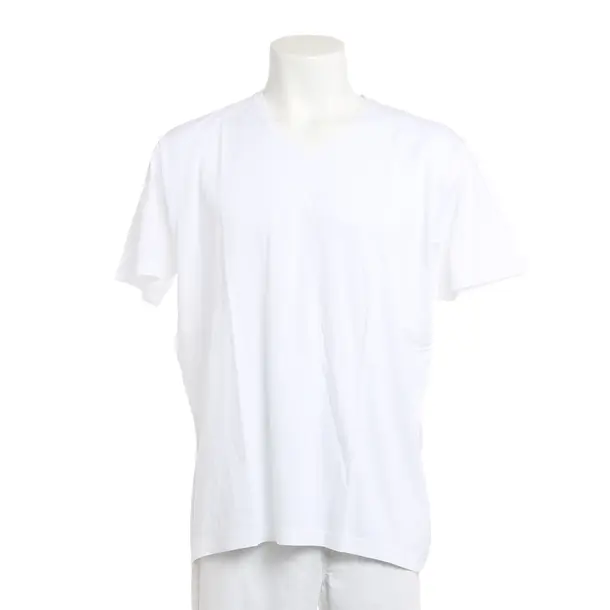 T-Shirt, in White, Cotton, Stefan Brandt