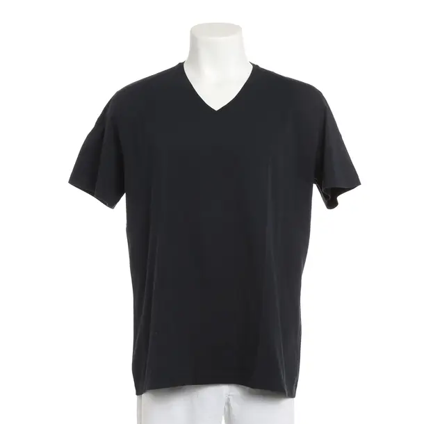 T-Shirt, in Navy, Cotton, Stefan Brandt