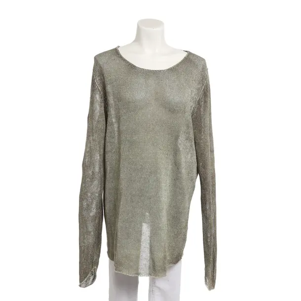 Jumper, in Green, Linen, Avant Toi