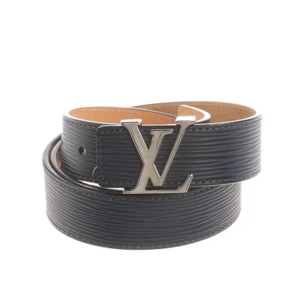 Belt, in Navy, Leather, Louis Vuitton
