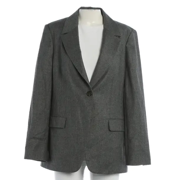 Blazer, in Gray, Wool, Brunello Cucinelli