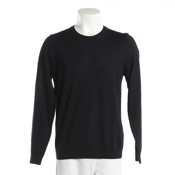 Jumper, in Navy, Wool, Hugo Boss