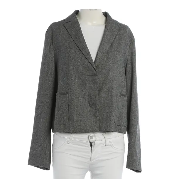Blazer, in Light Gray, Wool, Fabiana Filippi