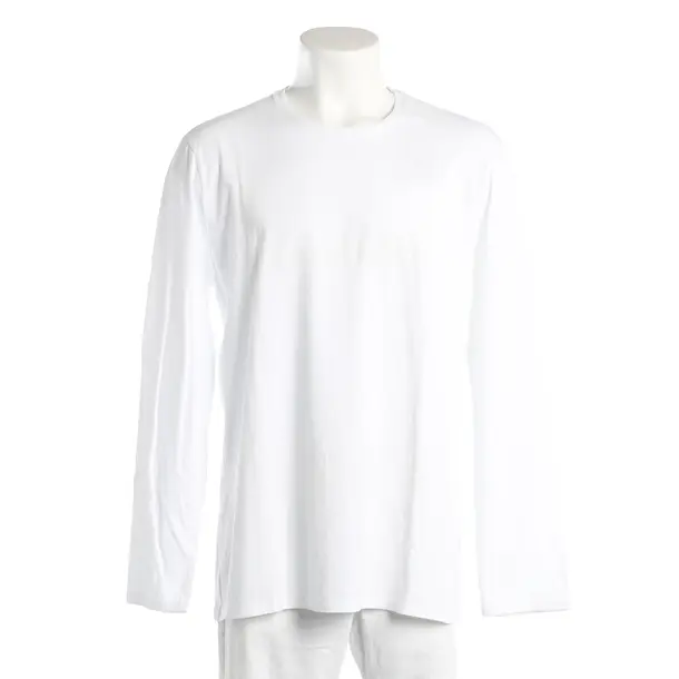 Long Sleeve Shirt, in White, Cotton, Juvia